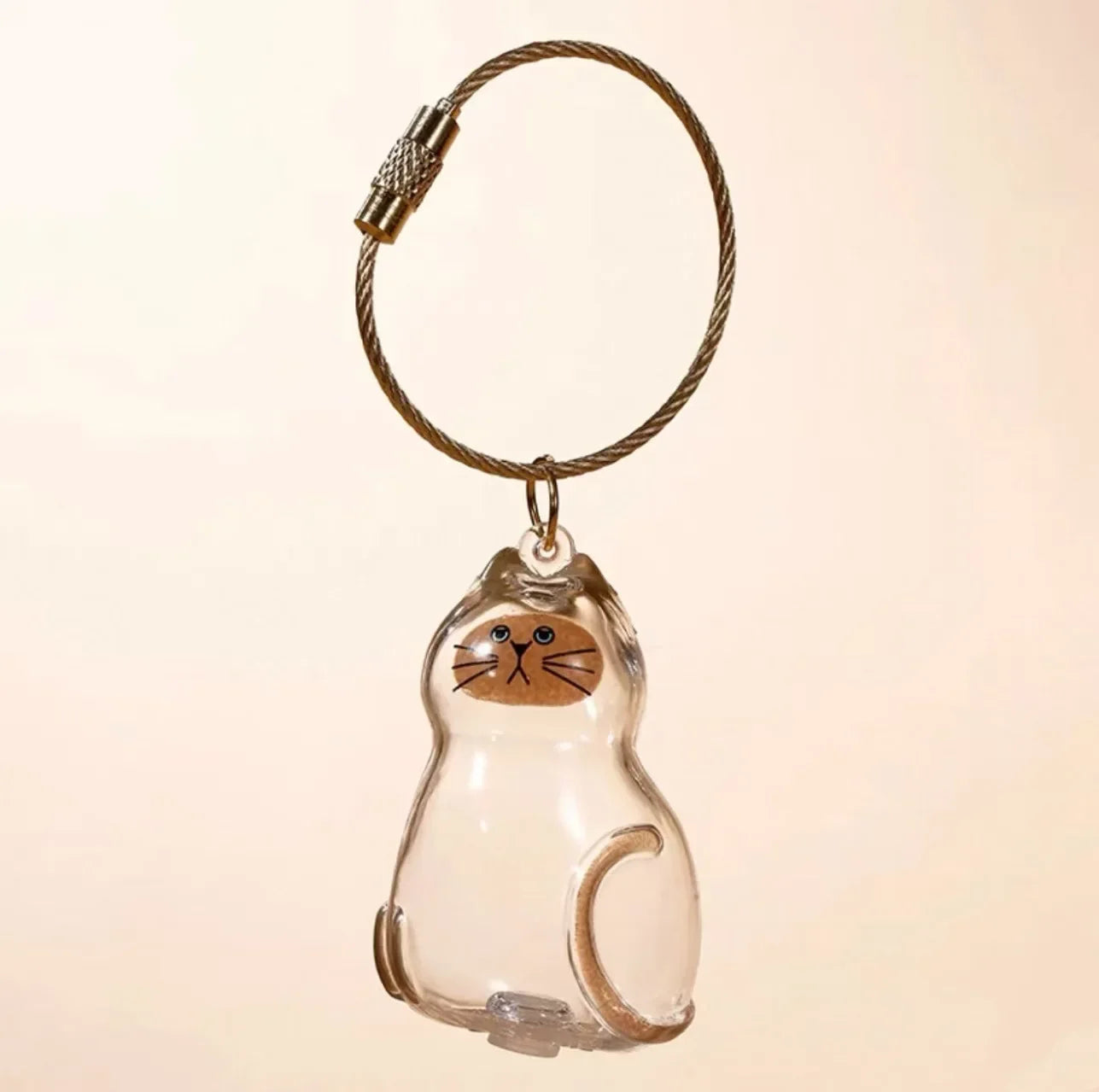 Cat Hair Keychain