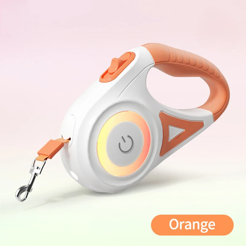Automatic Retractable Luminous Dog Leash