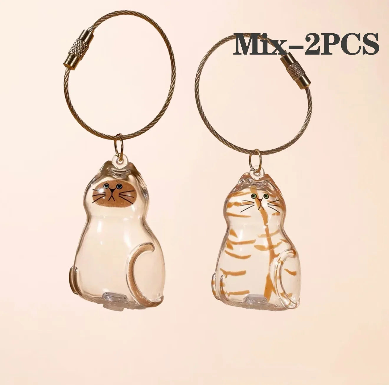 Cat Hair Keychain
