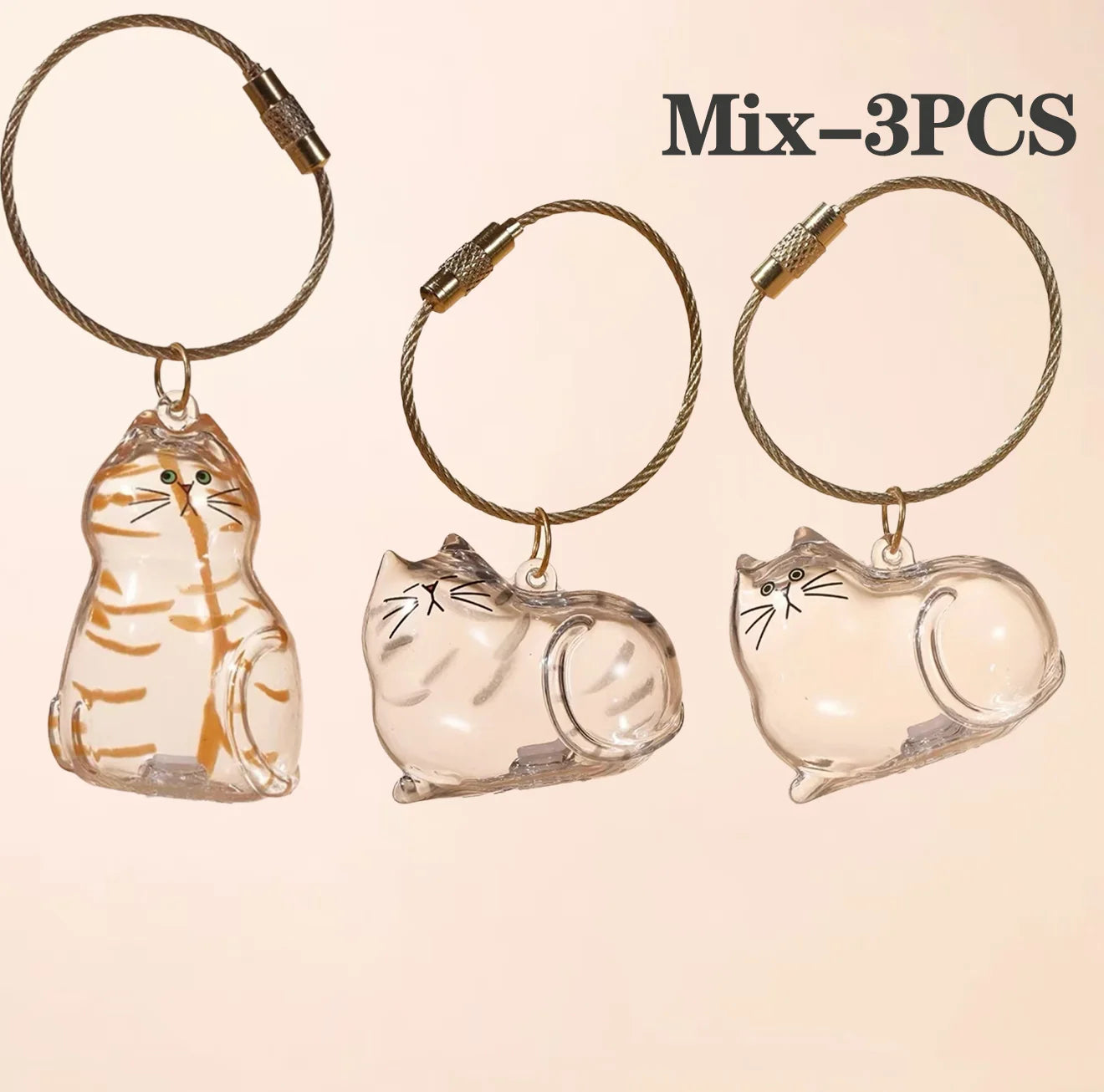 Cat Hair Keychain