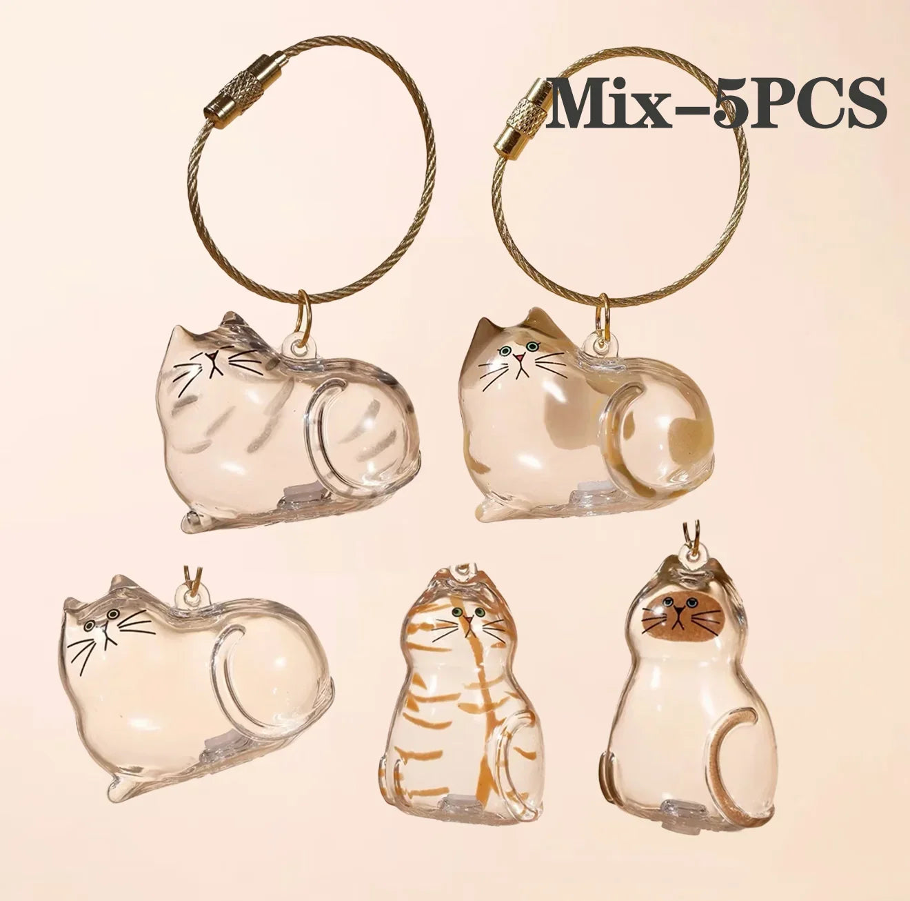 Cat Hair Keychain