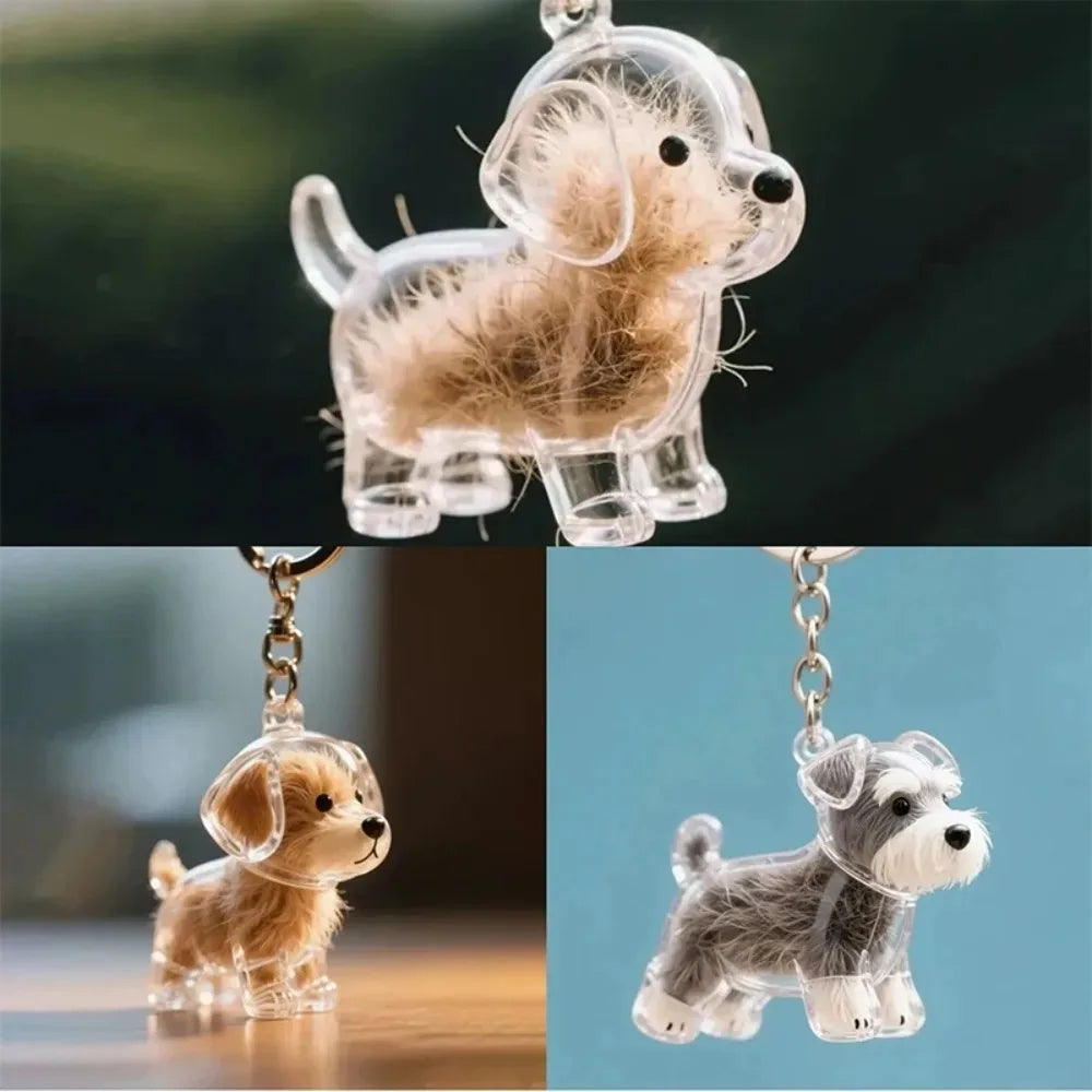Dog Hair Keychain
