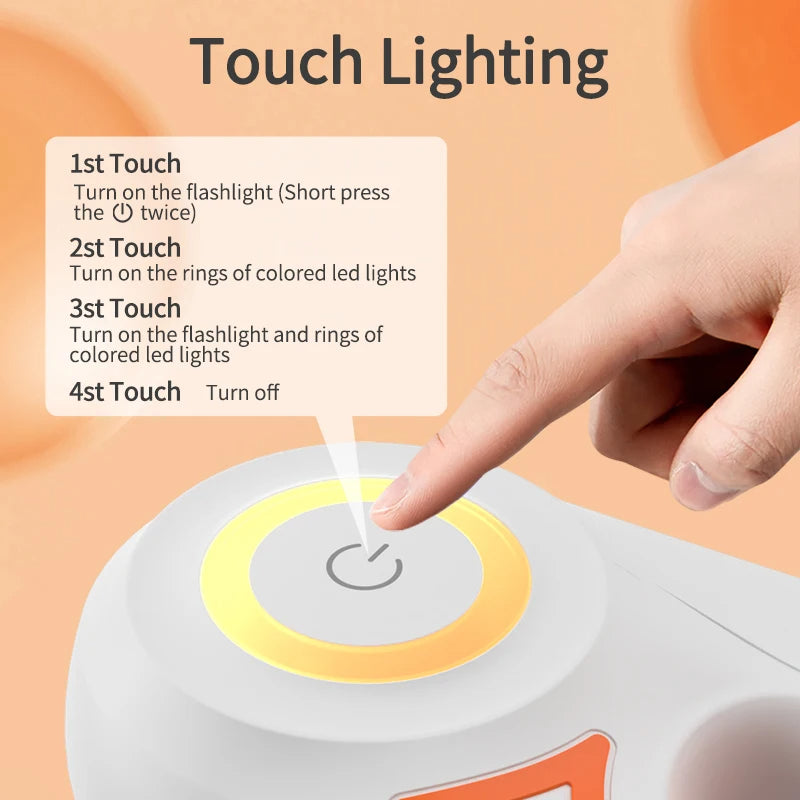 Automatic Retractable Luminous Dog Leash