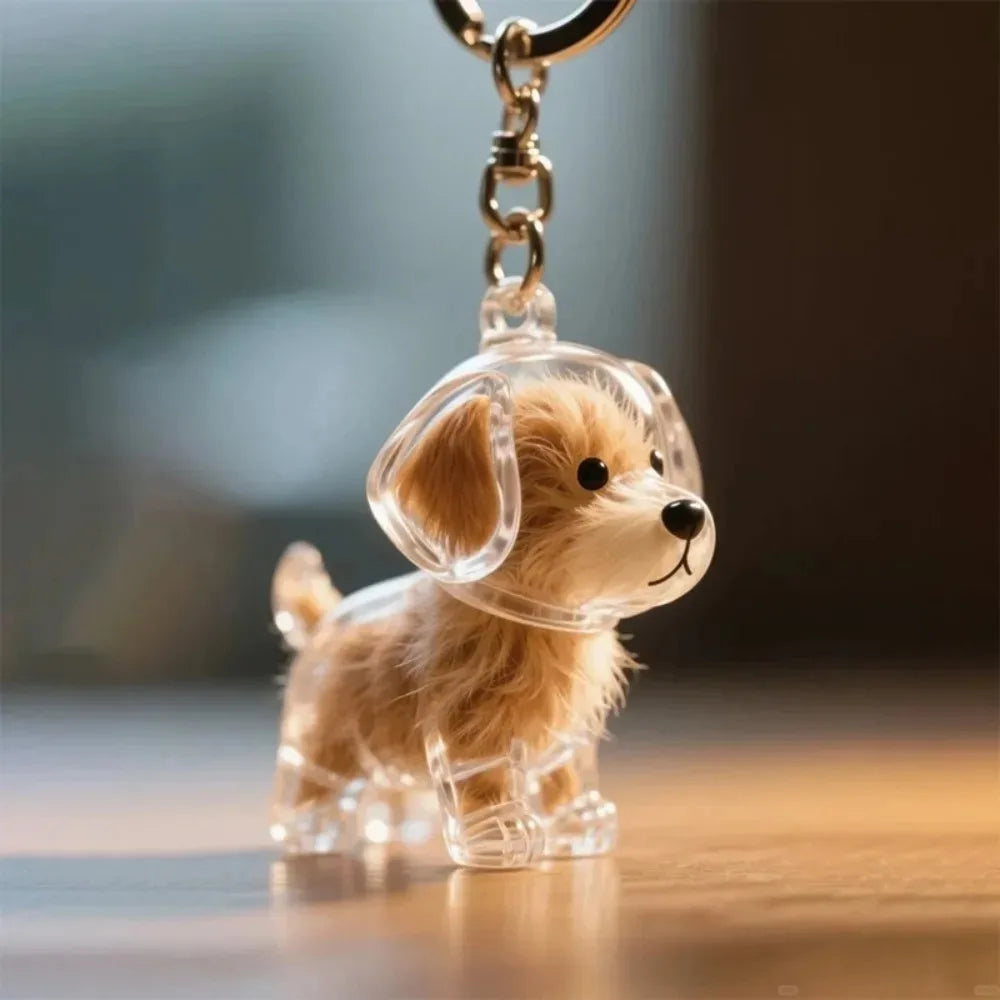 Dog Hair Keychain
