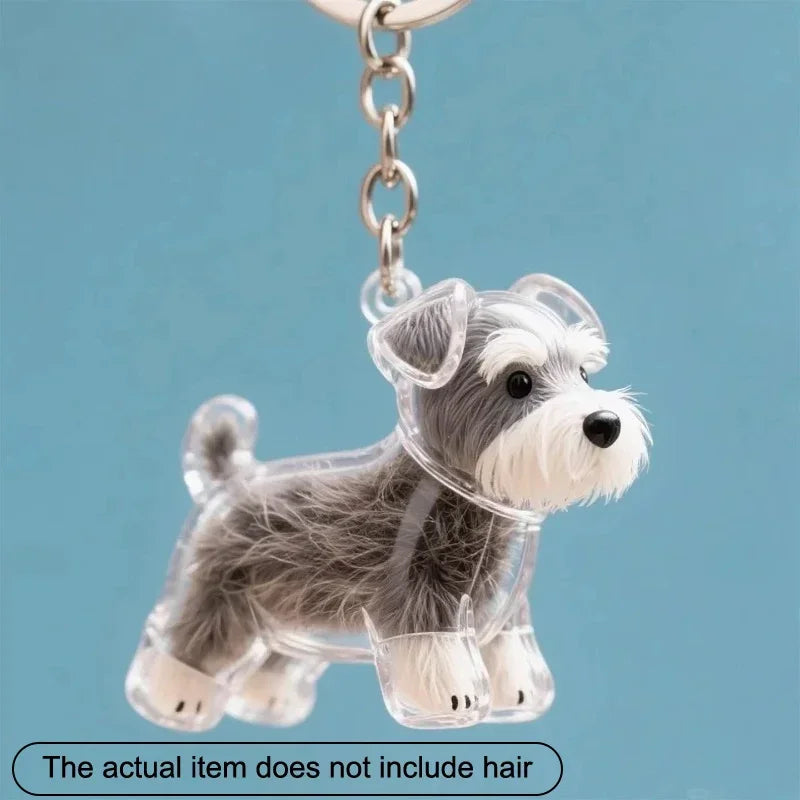 Dog Hair Keychain