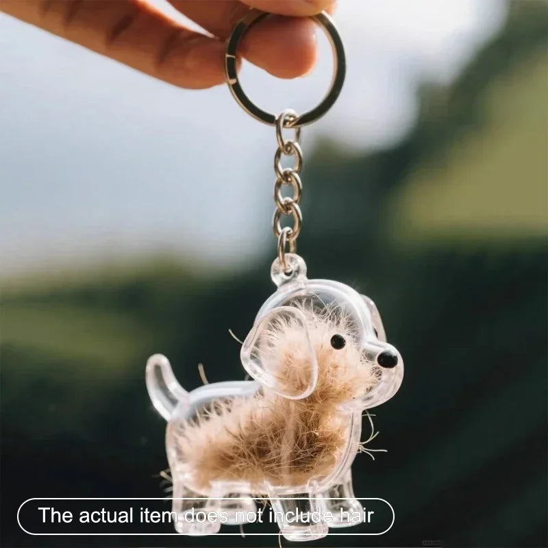 Dog Hair Keychain